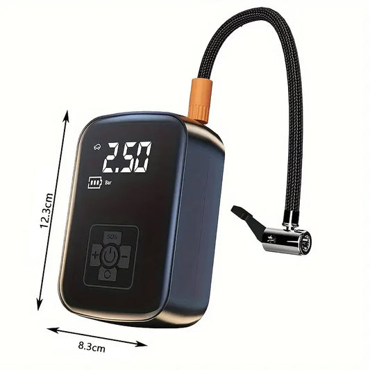 AirPro X Powerbank Luftpumpe – 150 PSI, 4000 mAh, für Reifen, Bälle & mehr - Anania's Shop