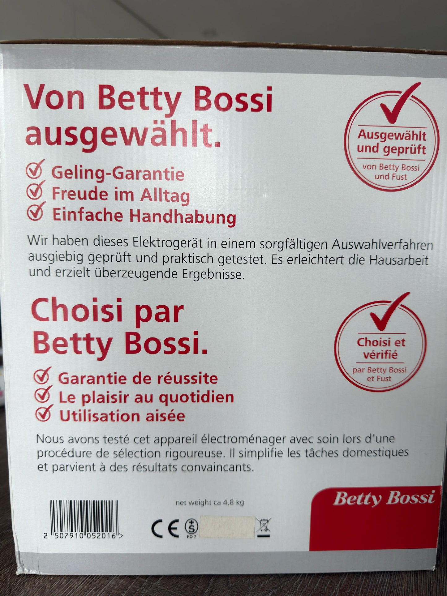 Betty Bossi Pasta-Maschine "Della Casa"