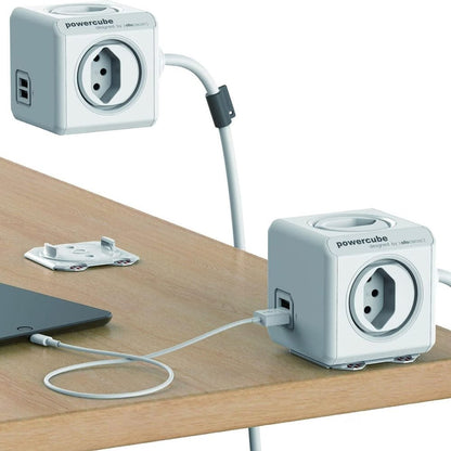 Power Cube Strom-Würfel – 4 Steckplätze, 2x USB, kompakt & modern - Anania's Shop
