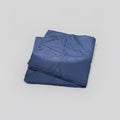 Satin Duvetbezug Blau