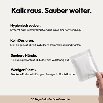 bluu calcbusters – Waschmaschinenreiniger & Entkalker